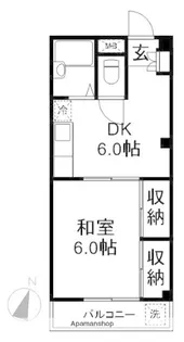 ソルトハイム2【3階】の間取り