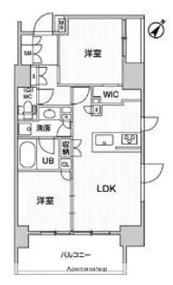 ディームス大井町【5階】の間取り