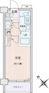 エコロジー都立大学レジデンス【2階】の間取り