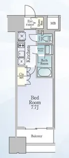 ルフォンブランシェ品川南大井【15階】の間取り