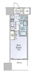 ルフォンブランシェ品川南大井【11階】の間取り
