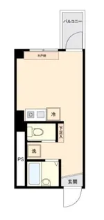 ウエストインパート3【5階】の間取り