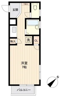 スカイヒルズ尾山台【2階】の間取り