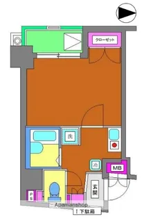 エスコート大森【3階】の間取り