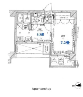 ブレッザ戸越【10階】の間取り