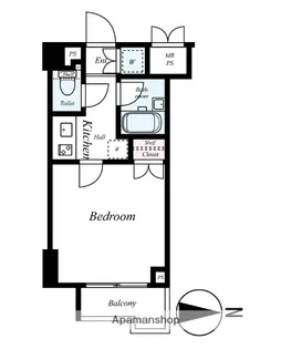 ルーブル南品川【6階】の間取り