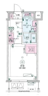 リヴシティ大森西【2階】の間取り