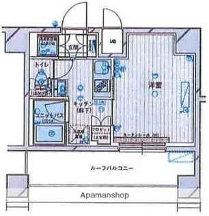 ルーブル仲六郷弐番館【7階】の間取り