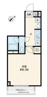 ヴェイルハウス西馬込【3階】の間取り