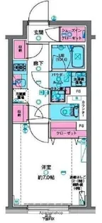 ジェノヴィア鵜の木【4階】の間取り