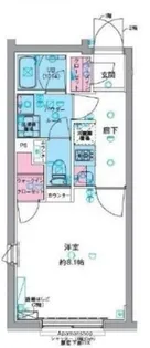 ジェノヴィア鵜の木【2階】の間取り