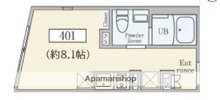 REVERESIDENCE武蔵小山【4階】の間取り