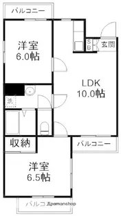 コアオリベ【3階】の間取り