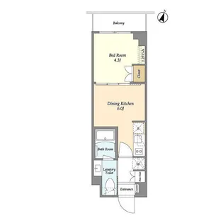 ベルファース駒沢三丁目【1階】の間取り
