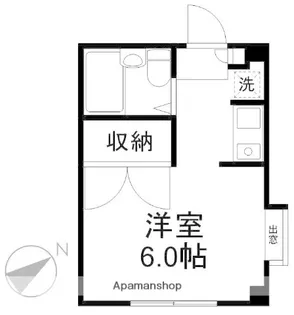 若葉ハウス【101号室】の間取り