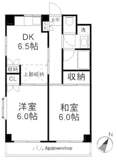 ホワイトパレスⅡ【301号室】の間取り