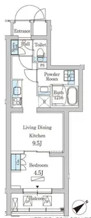 パークアクシス北千束MOCXION【2階】の間取り