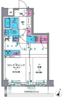 ガリシア西馬込 旧ジェノヴィア西馬込Ⅲ【4階】の間取り