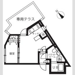ジェイエムケー田園調布【1階】の間取り
