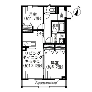 ソサエティ池上【2階】の間取り