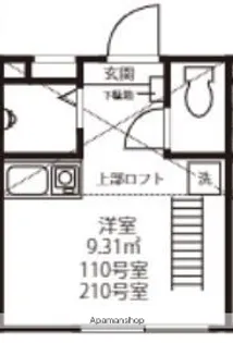 IDEAL戸越銀座【2階】の間取り