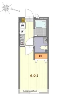 スプラウトハイム御嶽山【1階】の間取り