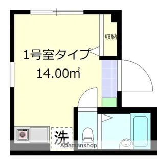 FERIO羽田【201号室】の間取り