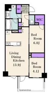 クレヴィア西馬込【2階】の間取り
