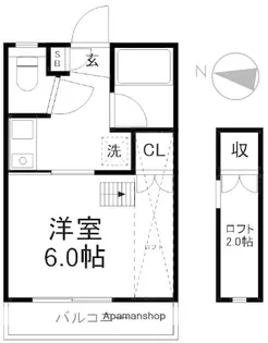 パークサイドアネックスⅡ【1階】の間取り