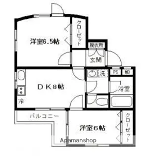 SMA白金長者丸【1階】の間取り