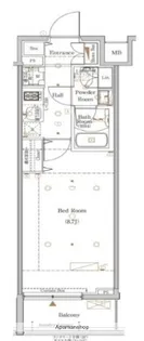 THE LOG日本橋【6階】の間取り