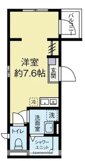 オアーゼ大崎【1階】の間取り