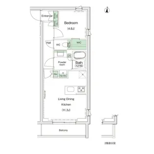 スタイリオ池上WeLL【4階】の間取り