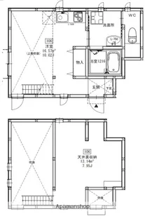 マル アズール品川ウエスト【106号室】の間取り