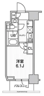 JMFレジデンス北品川【5階】の間取り