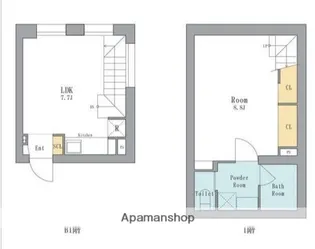 LEGALAND西五反田【1階】の間取り