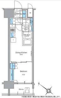 ルフォンプログレ西大井プレミア【13階】の間取り