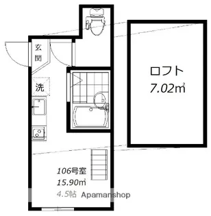インベストプラス【1階】の間取り