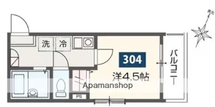 MELDIA池上【3階】の間取り