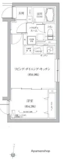 ベルシードステアー品川荏原【4階】の間取り