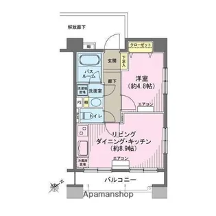 ヒルレジデンス大崎【1階】の間取り