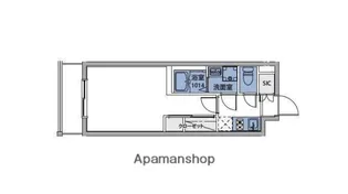ルネサンスコート目黒【4階】の間取り