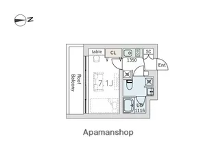 GRANDUO大井町3【302号室】の間取り