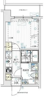 ル・リオン大鳥居【3階】の間取り