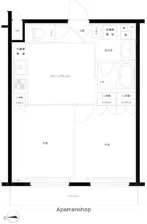 ルーブル東蒲田六番館【408号室号室】の間取り