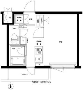 ルーブル東蒲田六番館【1階】の間取り