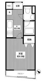 スカイヒルズ目黒【1階】の間取り