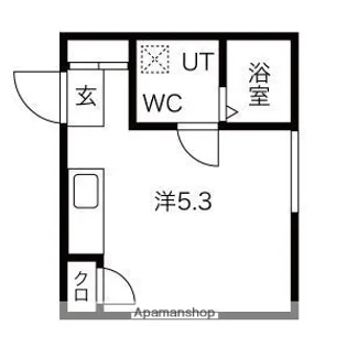 コンテル旗の台【3階】の間取り