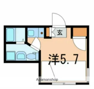 コンテル旗の台【3階】の間取り
