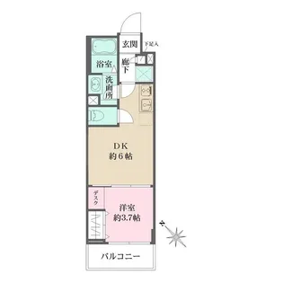 WHARF西馬込【3階】の間取り
